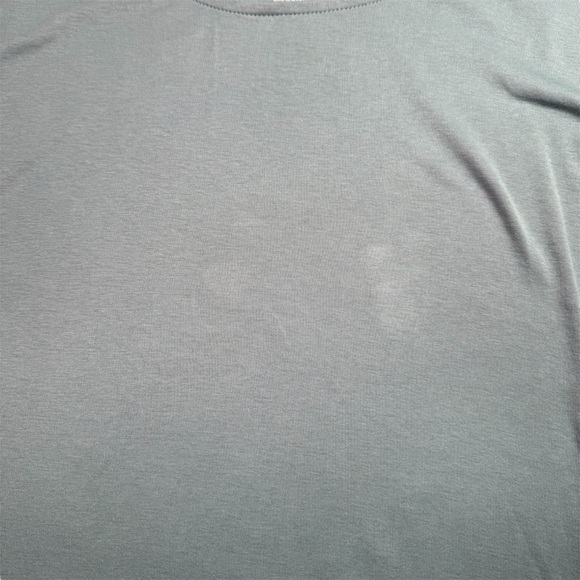 J. Jill Pima Laced Shoulder Tunic 4X Soft Blue Long Sleeve Top Office Wear - Picture 5 of 9